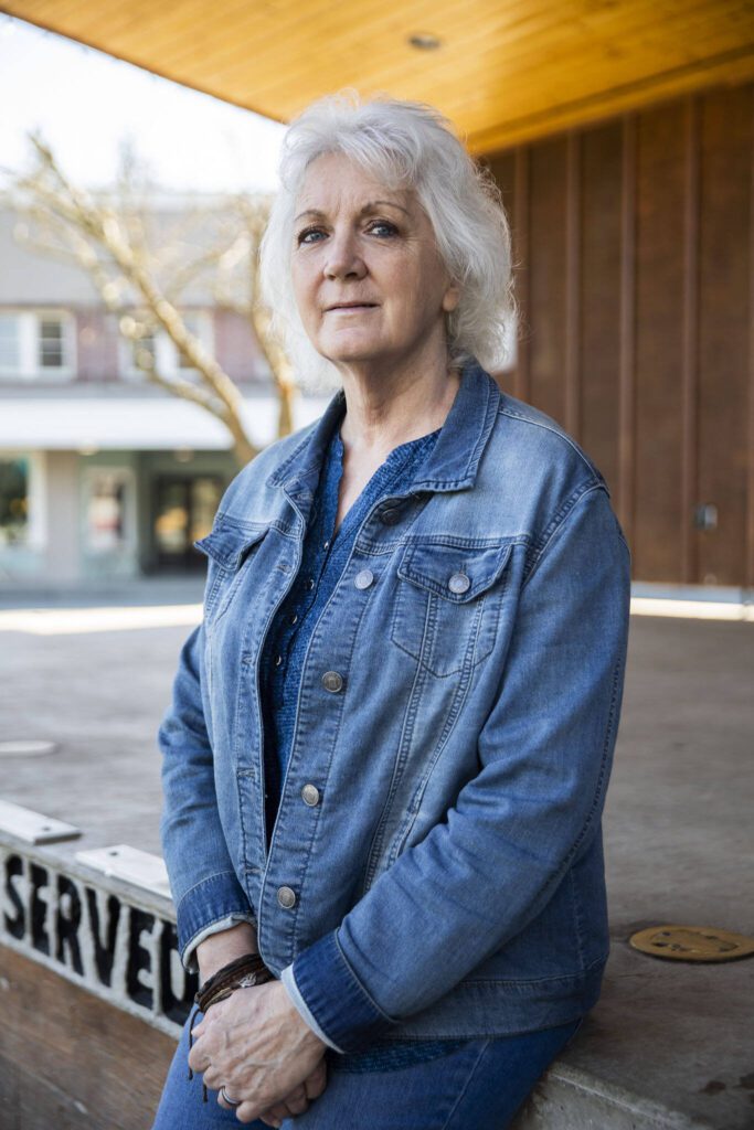 Diana Bejvl, who lost her son Alan, 21, in the Oso mudslide on Monday, March 18, 2024. (Olivia Vanni / The Herald)
