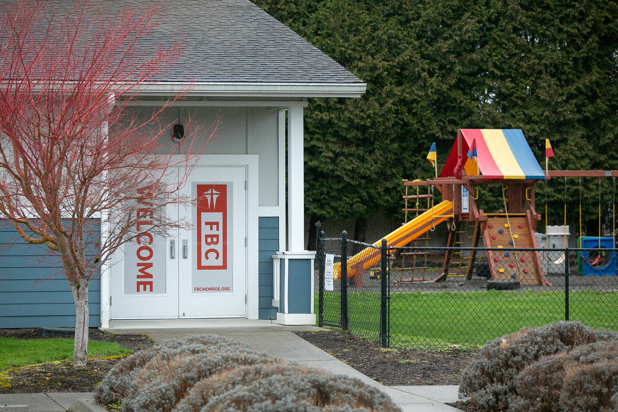 SonShine Preschool inside First Baptist Church Monroe is pictured Friday, March 1, 2024, in Monroe, Washington. (Ryan Berry / The Herald)