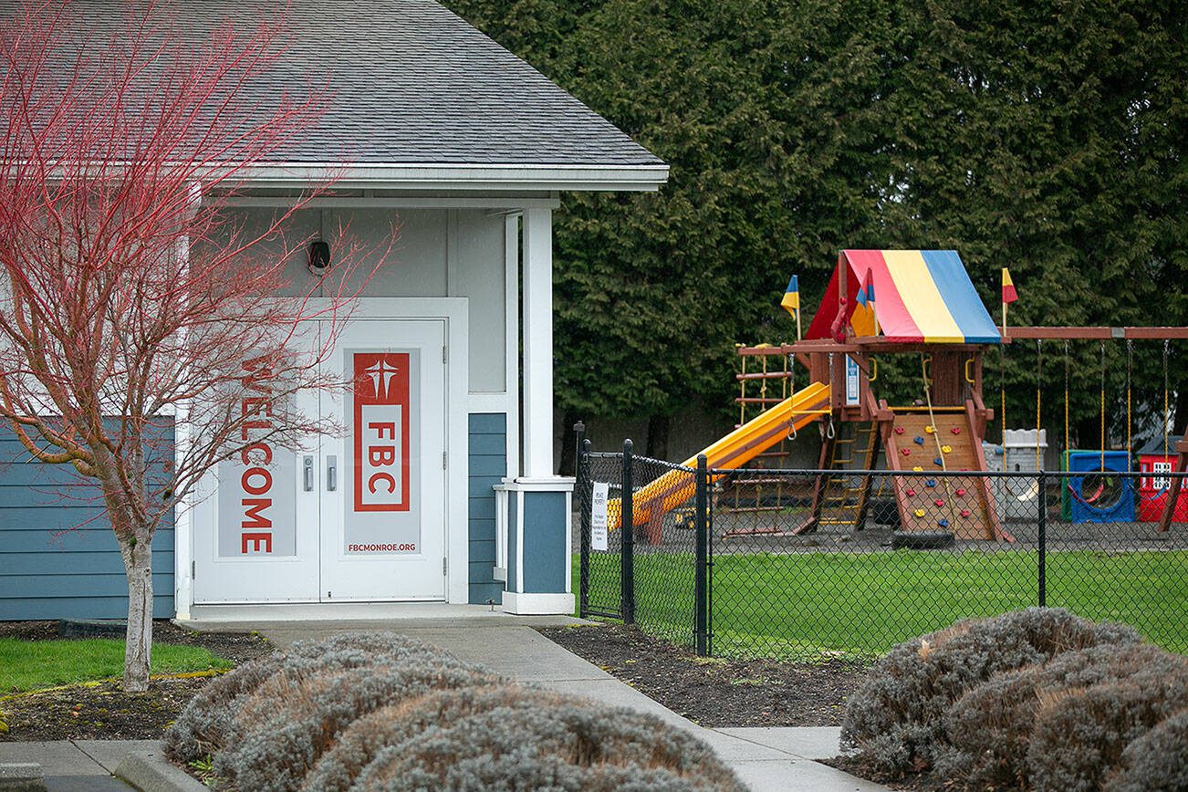 SonShine Preschool inside First Baptist Church Monroe is pictured Friday, March 1, 2024, in Monroe, Washington. (Ryan Berry / The Herald)