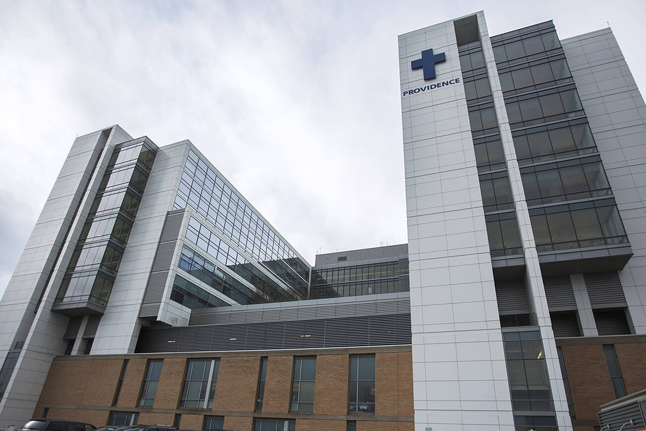 Providence Regional Medical Center Everett. (Olivia Vanni/The Herald via AP)