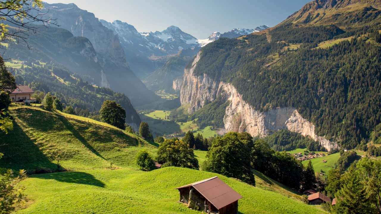 Switzerlands Lauterbrunnen Valley looks pastoral but it hides a powerful dose of natural wonder. (Cameron Hewitt)