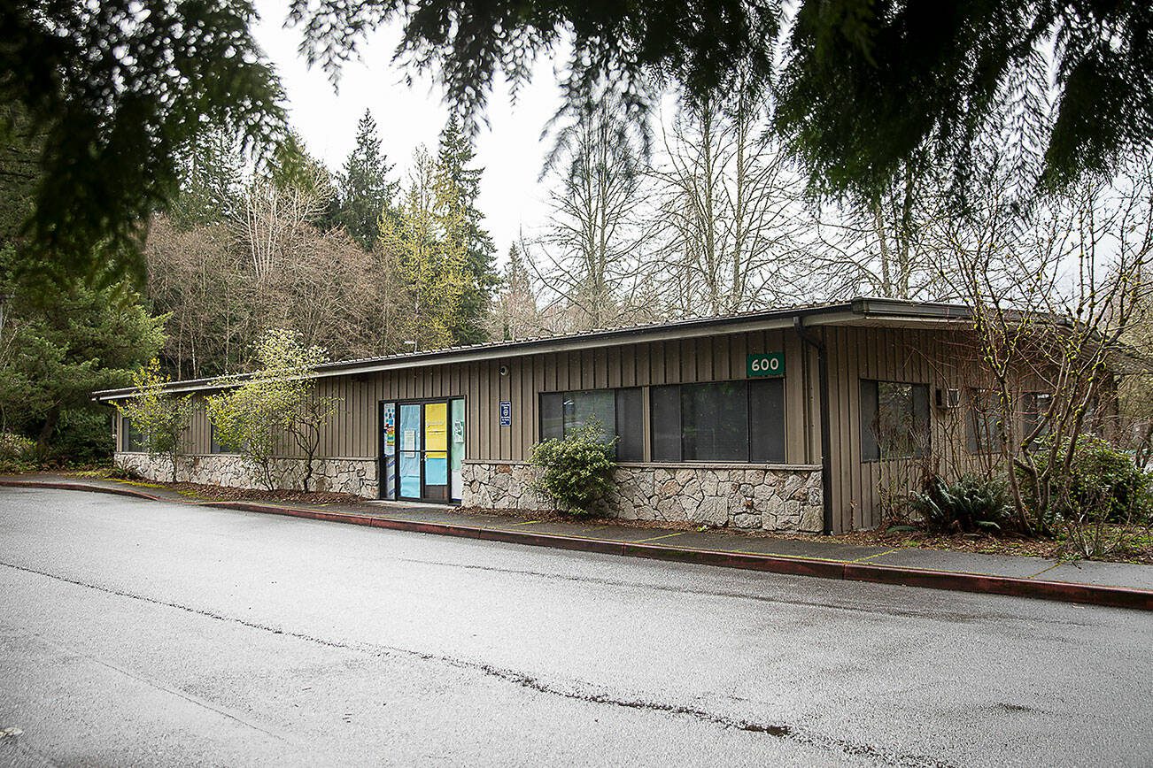 The Washington State University Snohomish County Extension building at McCollum Park is located in an area Snohomish County is considering for the location of the Farm and Food Center on Thursday, March 28, 2024 in Everett, Washington. (Olivia Vanni / The Herald)