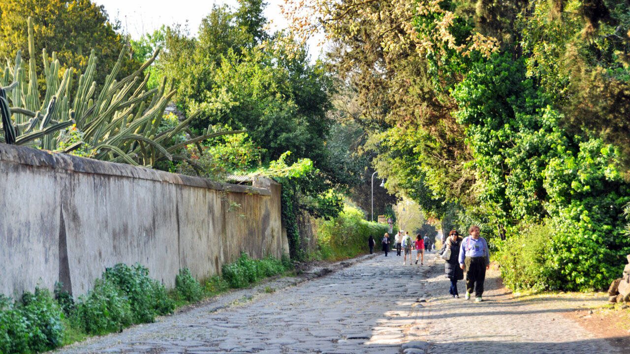 A stroll on Rome’s ancient Appian Way is a kind of time travel. (Cameron Hewitt)