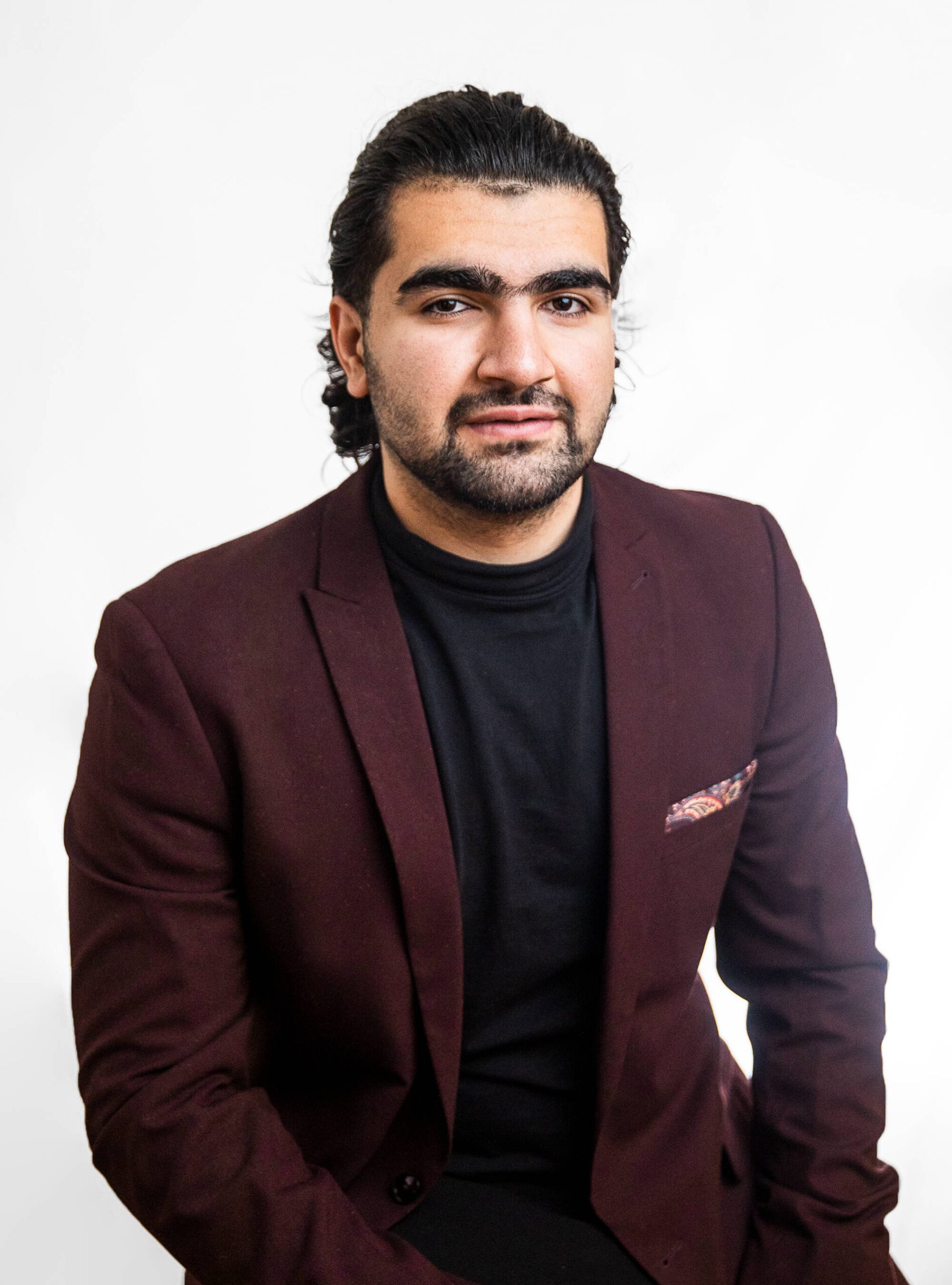 Ahmad Hilal Abid, founder of House of Wisdom at Edmonds College, is an Emerging Leader finalist. (Olivia Vanni / The Herald)