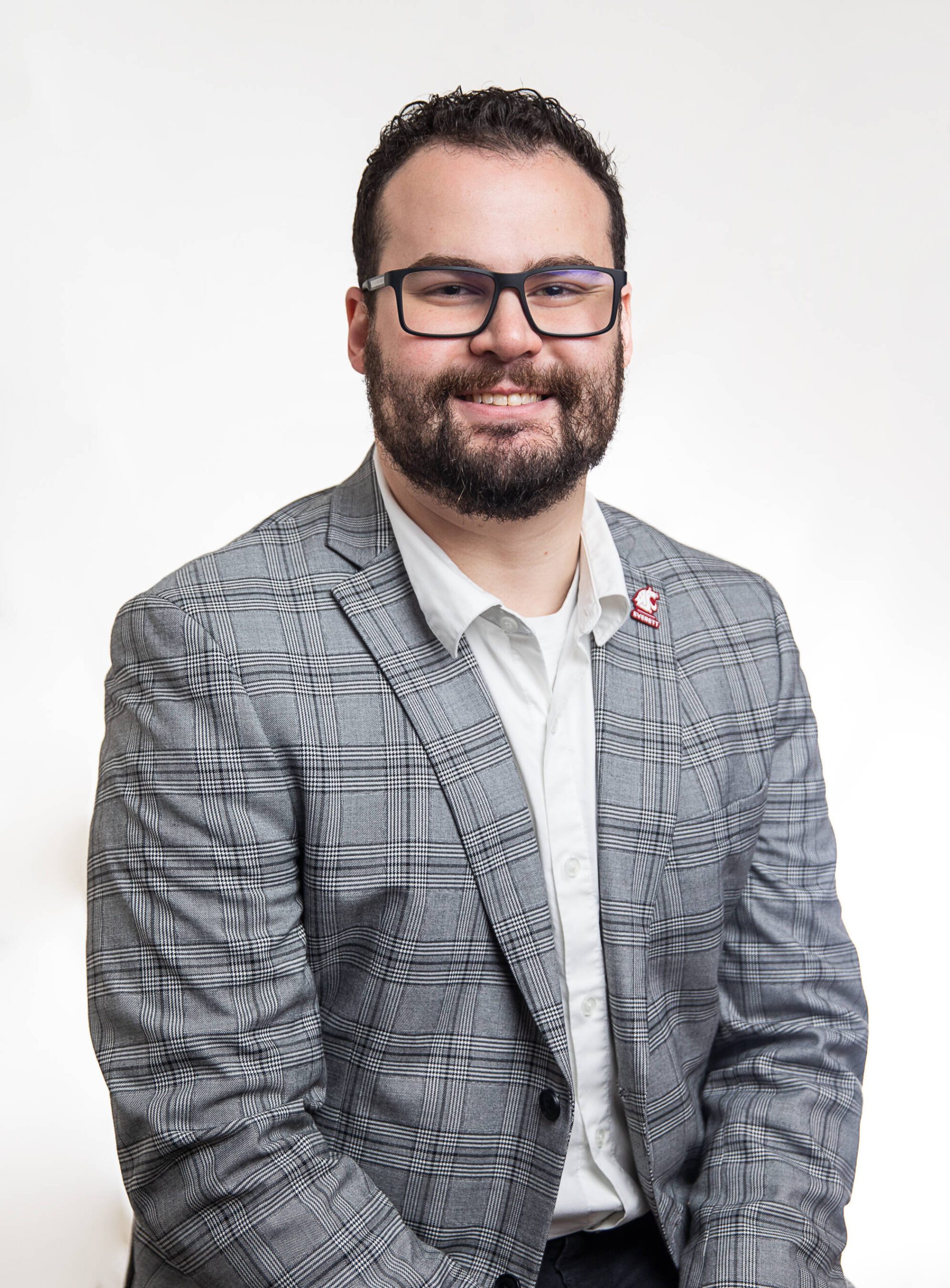 Alex Tadio, the admissions director at WSU Everett, is an Emerging Leader. (Olivia Vanni / The Herald)