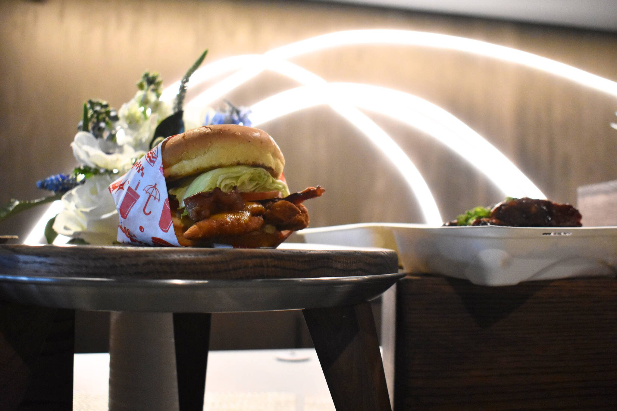 Chicken Sandwich showcased at the Mariners food preview day. Ben Ray / The Reporter