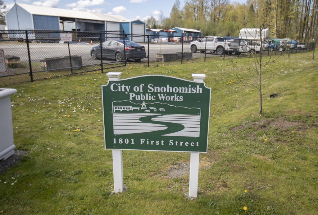 City of Snohomish Public Works on Friday, April 12, 2024 in Snohomish, Washington. (Olivia Vanni / The Herald)
