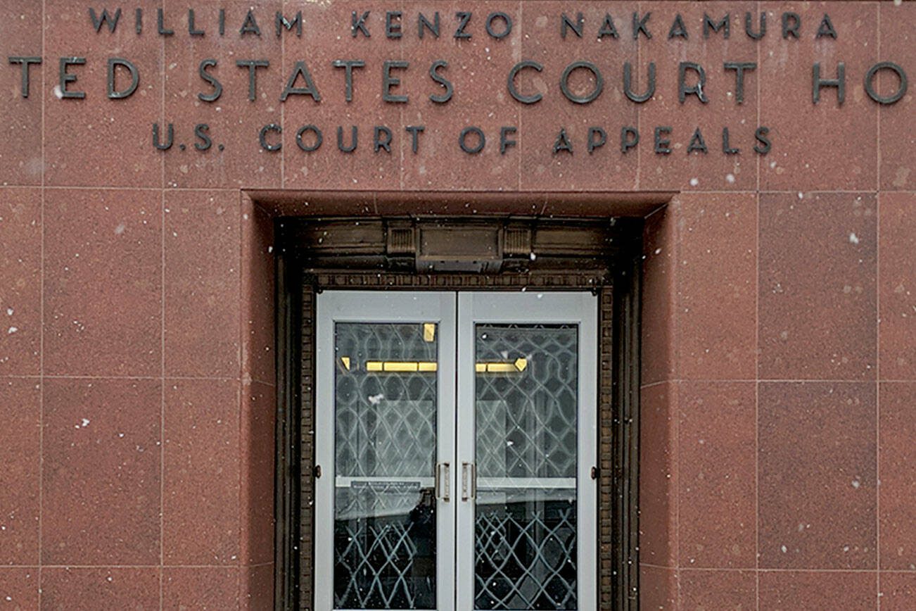 The Seattle courthouse of the U.S. 9th Circuit Court of Appeals. (Zachariah Bryan / The Herald) 20190204