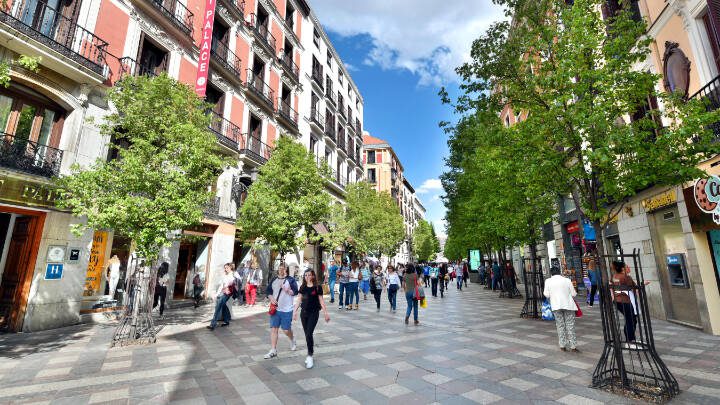 Car-free streets in Madrid, such as the Calle del Arenal, helped turn worn-out areas into trendy zones. (Rick Steves’ Europe)