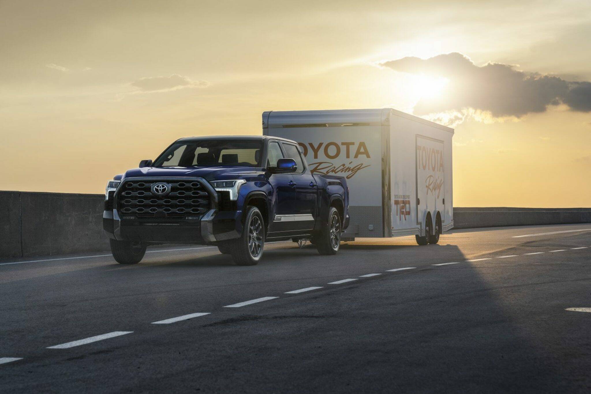 The 2024 Toyota Tundra Hybrid is available only in crew cab configuration, with seating for five passengers. (Toyota)