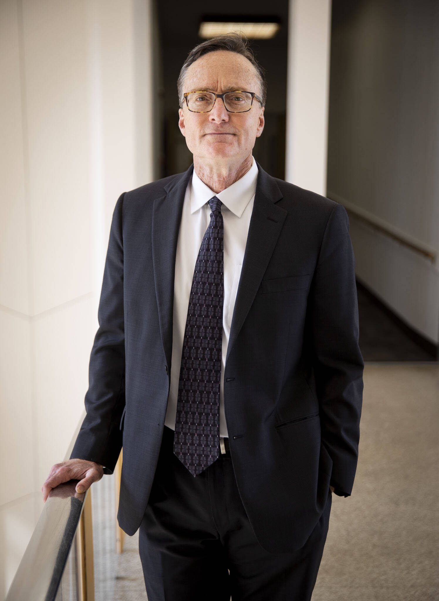 Snohomish County deputy prosecutor Craig Matheson on Wednesday, May 15, 2024, in Everett, Washington. Matheson retires this month after 35 years in the prosecutor’s office. (Olivia Vanni / The Herald)
