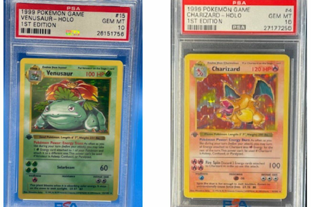 Fraudulent 1999 Pokémon cards Iosif “Joe” Bondarchuk and Anthony Curcio sold to an undercover law enforcement purchaser in July 2023. (Photo provided by the DOJ USAO Southern District of New York)