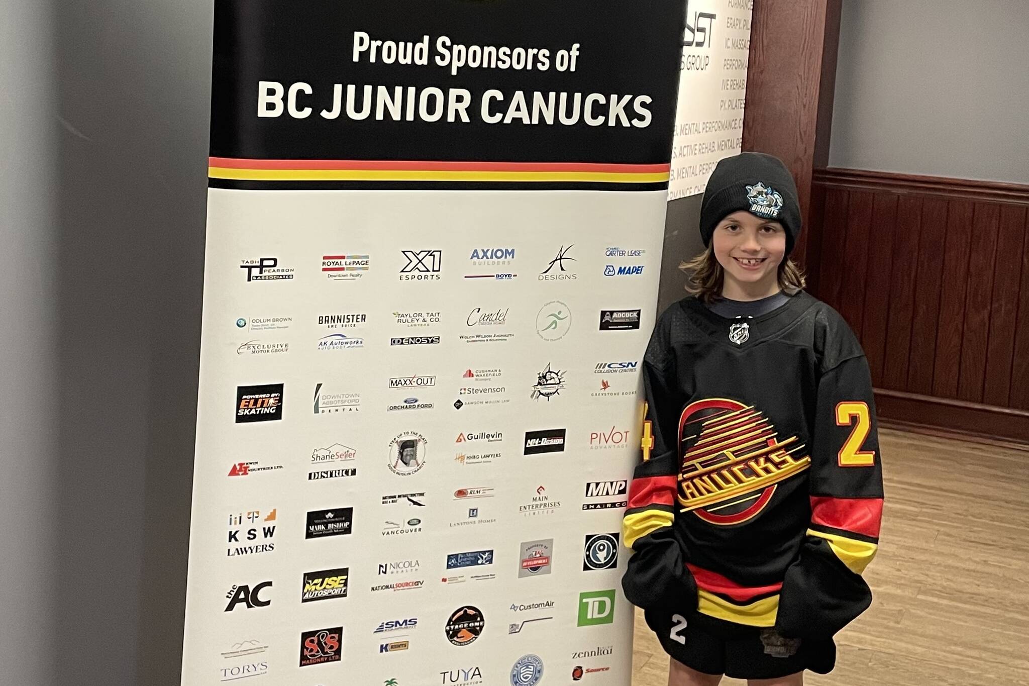 Everett 8-year-old Ryder Romano was selected to compete in the prestigious Brick Invitational Hockey Tournament. (Photo courtesy of Brittany Walker)