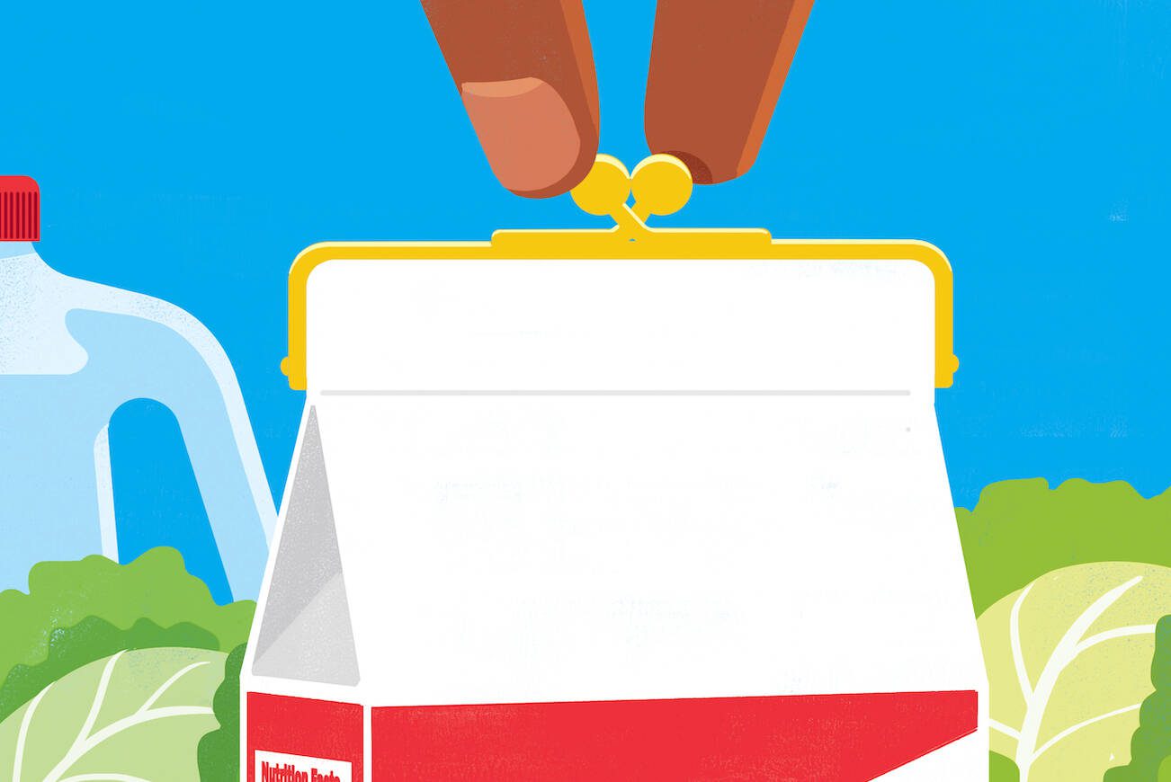 It may be hard to stick to your food budget, but there are many ways to be resourceful with what you have without feeling as though you have your head just above water. (Chris Gash/The New York Times)  — FOR EDITORIAL USE ONLY WITH NYT STORY SLUGGED GROCERY SPENDING TIPS BY KRYSTEN CHAMBROT FOR MAY 16, 2024. ALL OTHER USE PROHIBITED. —