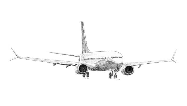 Some analysts say building a new plane soon would help Boeing regain ground it has lost to Airbus. But doing so would be difficult and expensive. (Illustration by Palesa Monareng / The New York Times)
