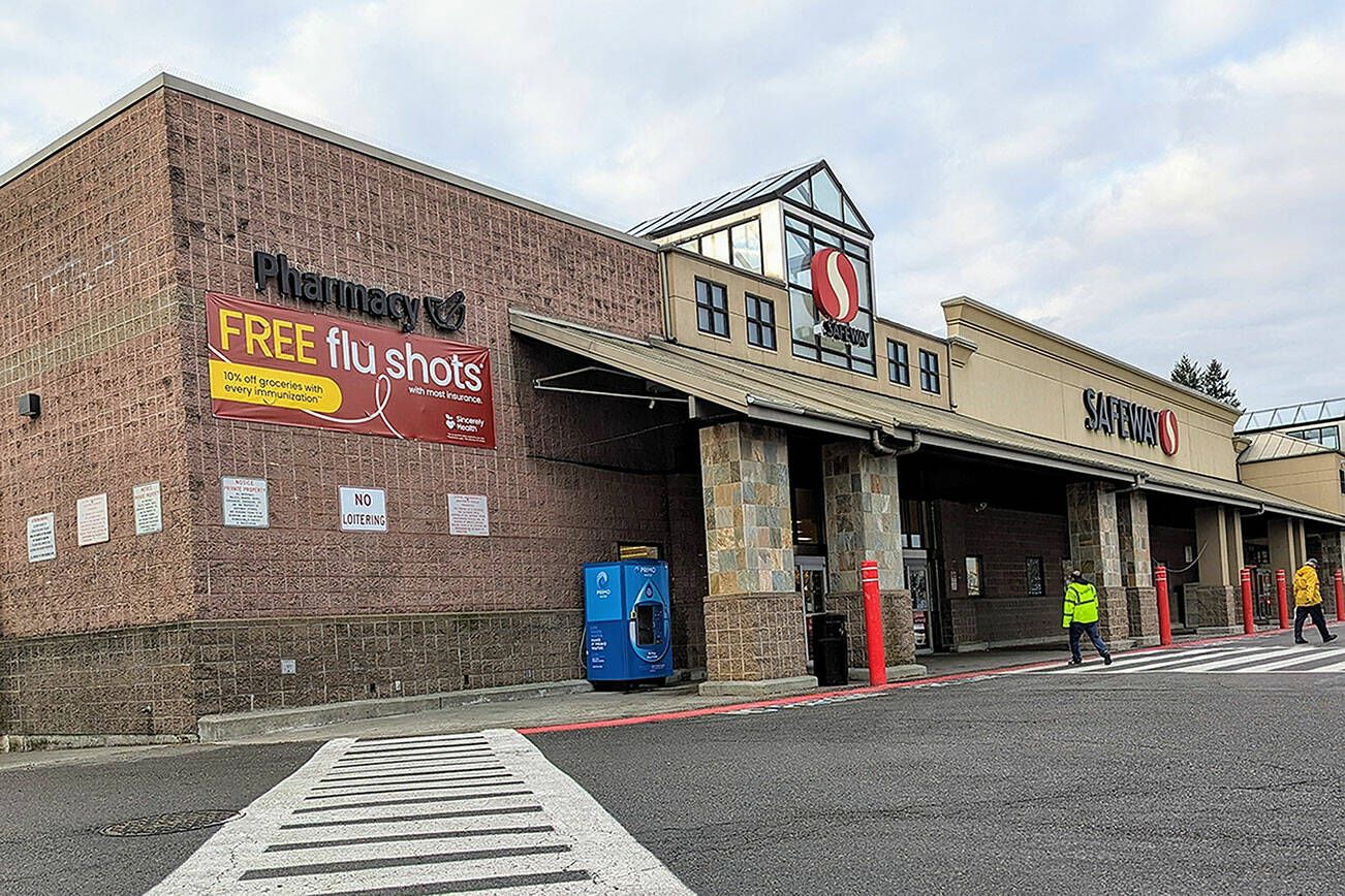 The Safeway store at 4128 Rucker Ave., on Wednesday, Nov. 29, 2023, in Everett, Washington. (Mike Henneke / The Herald)