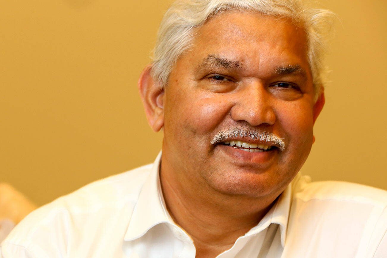 Riaz Khan finally wins office on his fifth try. (Kevin Clark / The Herald)