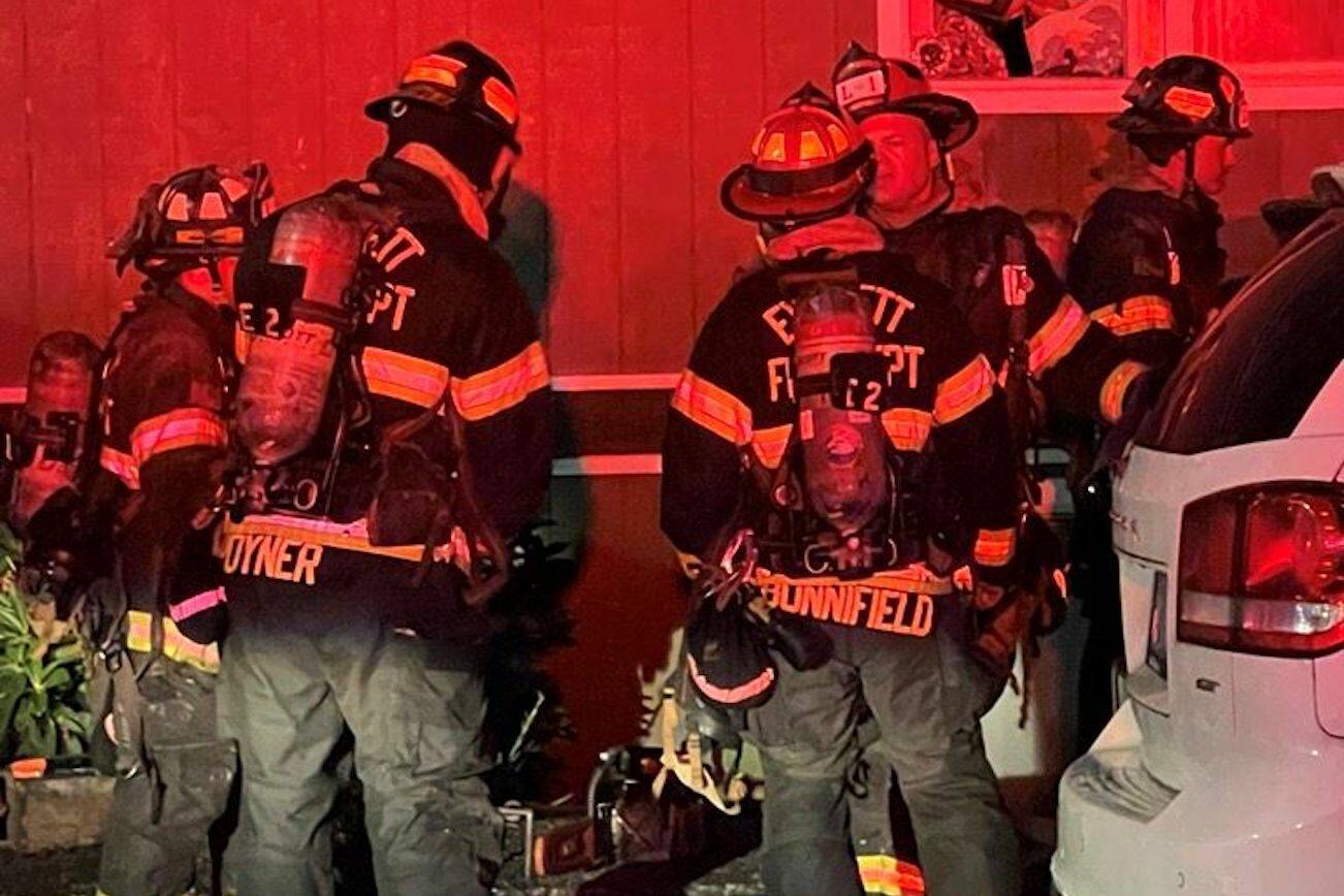 Everett Fire responds to  a medical incident at Northern View Apartments in Everett. (Photo provided by Everett FIre)