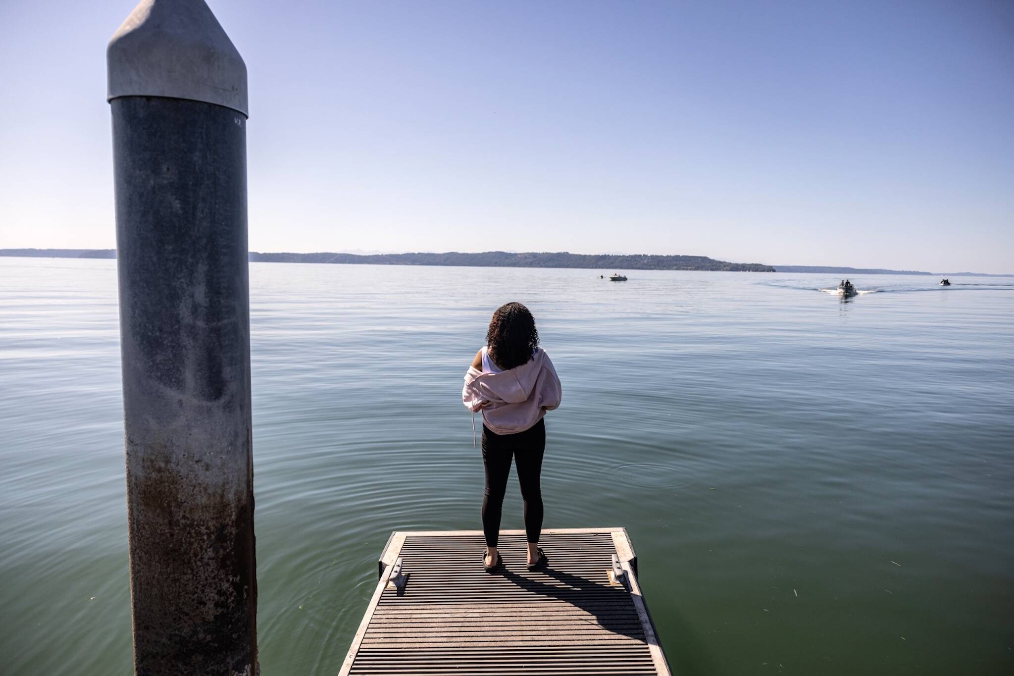 Hannah Power, 18, was commercially sexually exploited by a man she met on Tinder when she was a minor, she said. Two years later, her case is ongoing. (Mike Kane/InvestigateWest)
