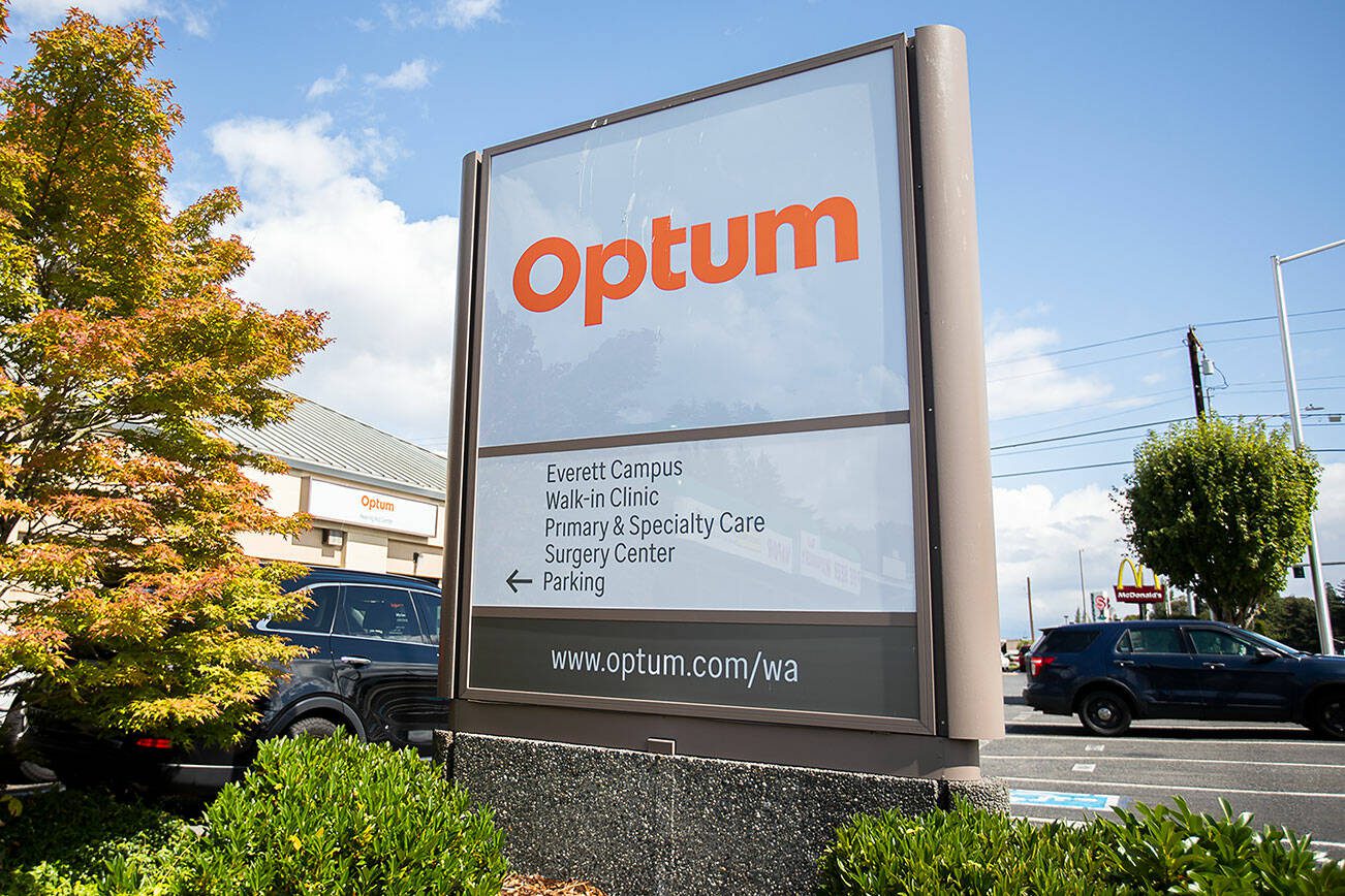 The Optum Everett Campus on Tuesday, Aug. 27, 2024 in Everett, Washington. (Olivia Vanni / The Herald)