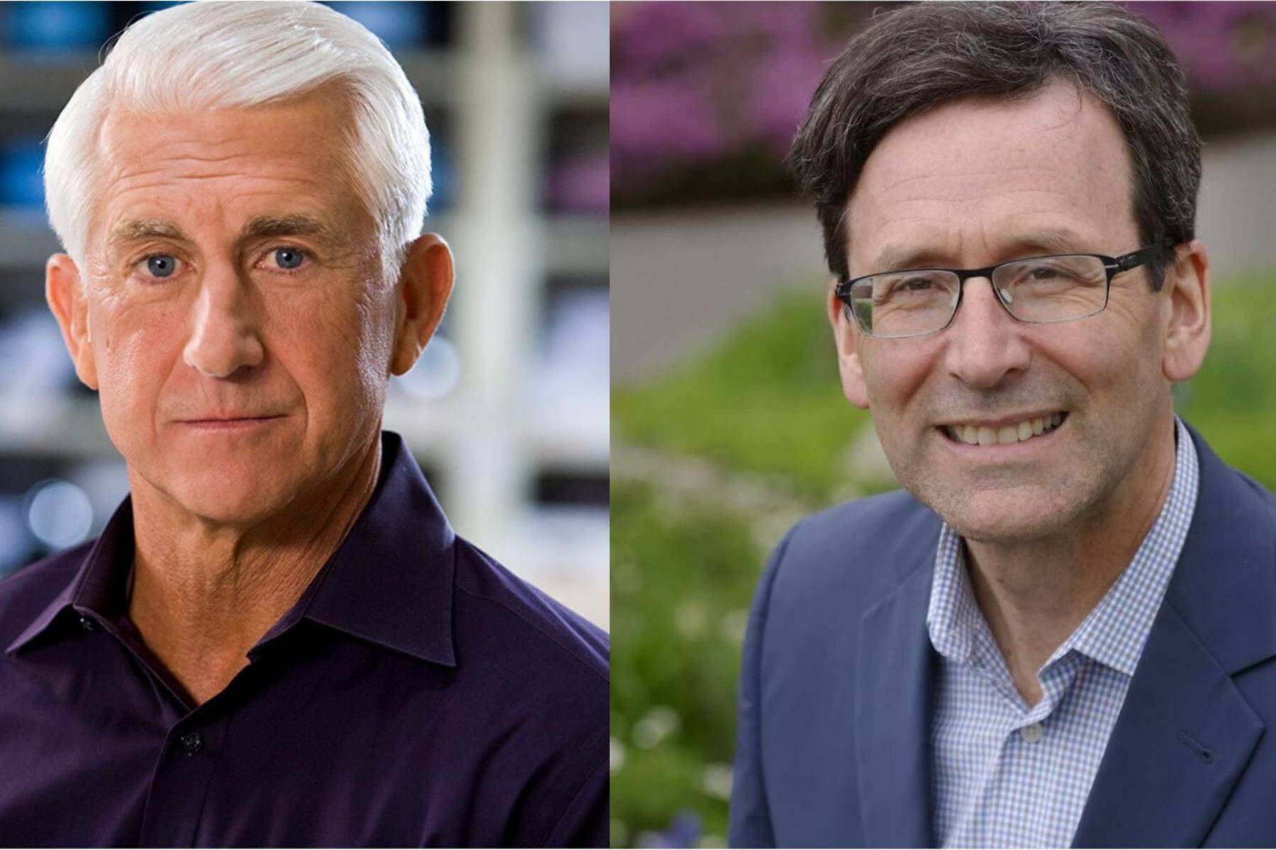 Republican Dave Reichert, left, and Democrat Bob Ferguson, right. (Campaign photos)