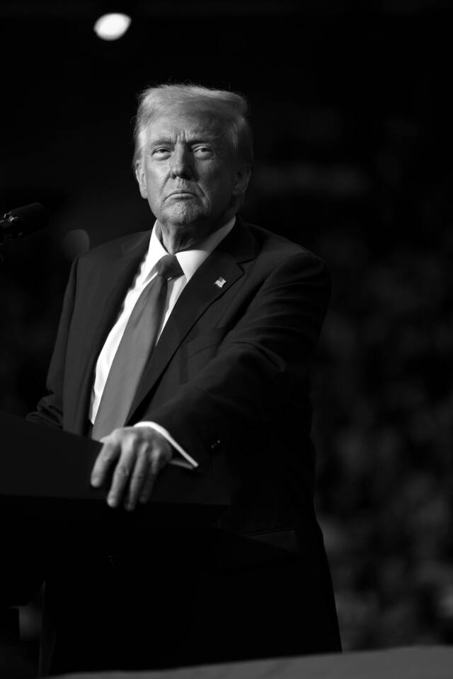 President-elect Donald Trump, in Pittsburgh on Monday, Nov. 4, rode a promise to smash the American status quo to win the presidency for a second time on Wednesday, surviving a criminal conviction, indictments, an assassin’s bullet, accusations of authoritarianism and an unprecedented switch of his opponent to complete a remarkable return to power. (Doug Mills / The New York Times)
Andrew Jackson (1767-1845) on an engraving from 1834. The seventh president of the United States from 1829 to 1837. Engraved by J.B Longacre and published in ”National Portrait Gallery of Distinguished Americans.”