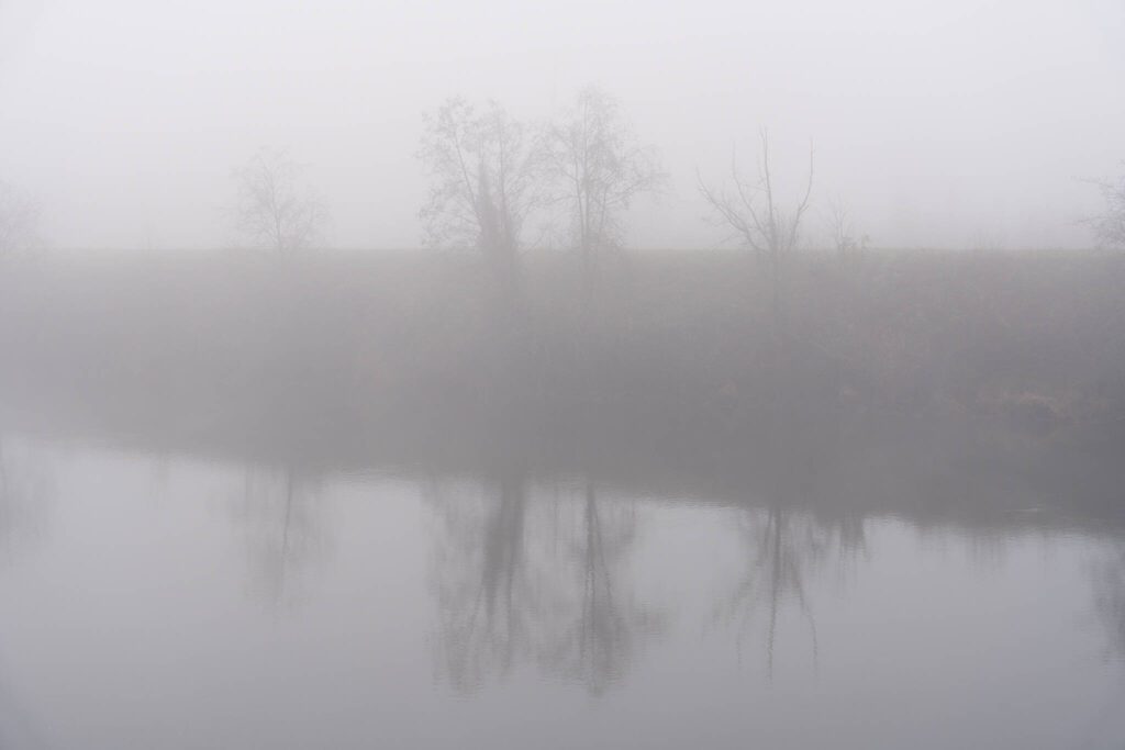 The Snohomish River on Monday, Dec. 2 in Snohomish, Washington. (Will Geschke / The Herald)
