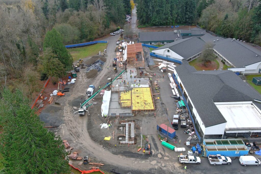 Bond funded construction at Kenmore Elementary School on Thursday, Oct. 24, 2024 in Bothell, Washington. (Photo provided by Northshore School District)
