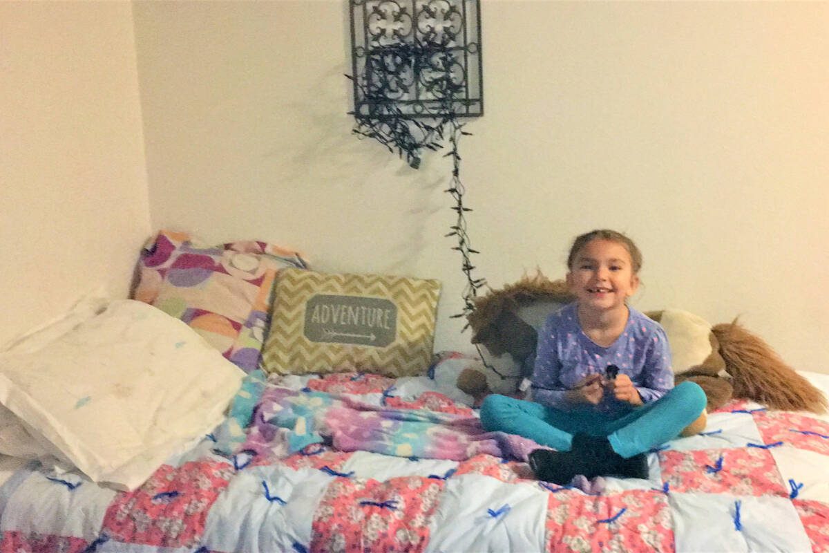 The children’s bed program provides bedding, mattresses and frames to children who would otherwise sleep on the floor. Photo courtesy of St. Vincent de Paul North Sound Council