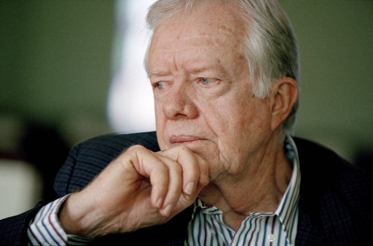 Former President Jimmy Carter in Plains, Ga., Dec. 11, 1996. (Suzanne DeChillo / The New York Times)