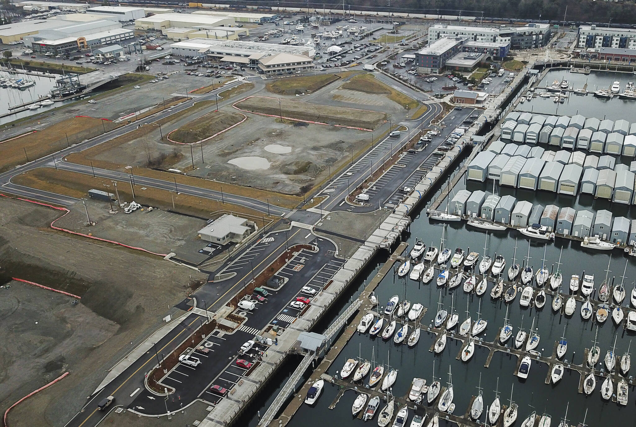 A view of the Millwright District at the Port of Everett on Friday, Feb. 14, 2025 in Everett, Washington. (Olivia Vanni / The Herald)