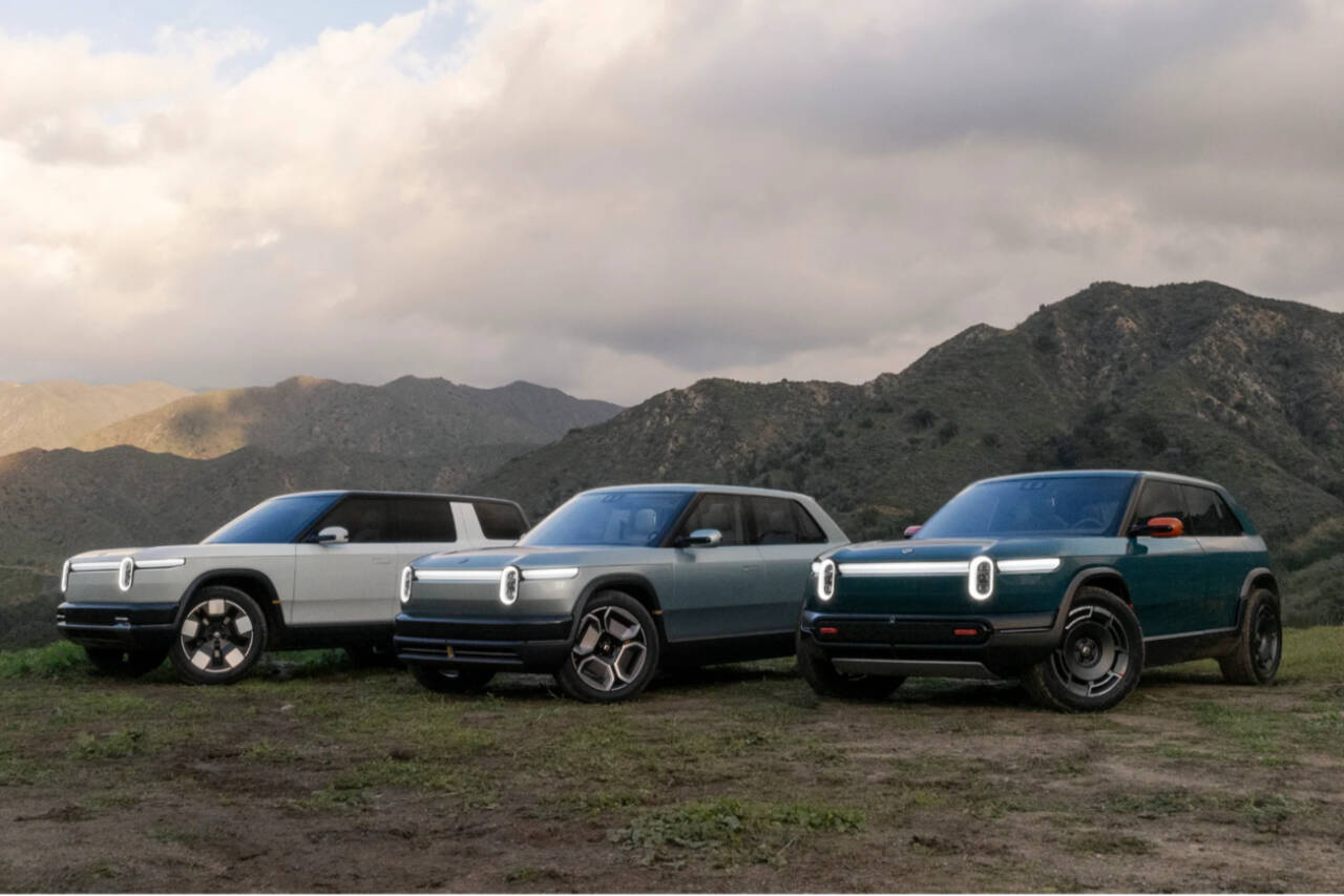 Rivian, based in Irvine, Calif., has introduced its new R2 models, smaller and more affordable SUVs. The line is scheduled to be available by the first half of 2026. (Rivian)