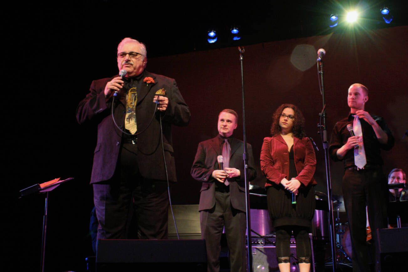 Frank DeMiero founded and directed the Seattle Jazz Singers, a semi-professional vocal group. They are pictured here performing at the DeMiero Jazz Festival. (Photos courtesy the DeMiero family)