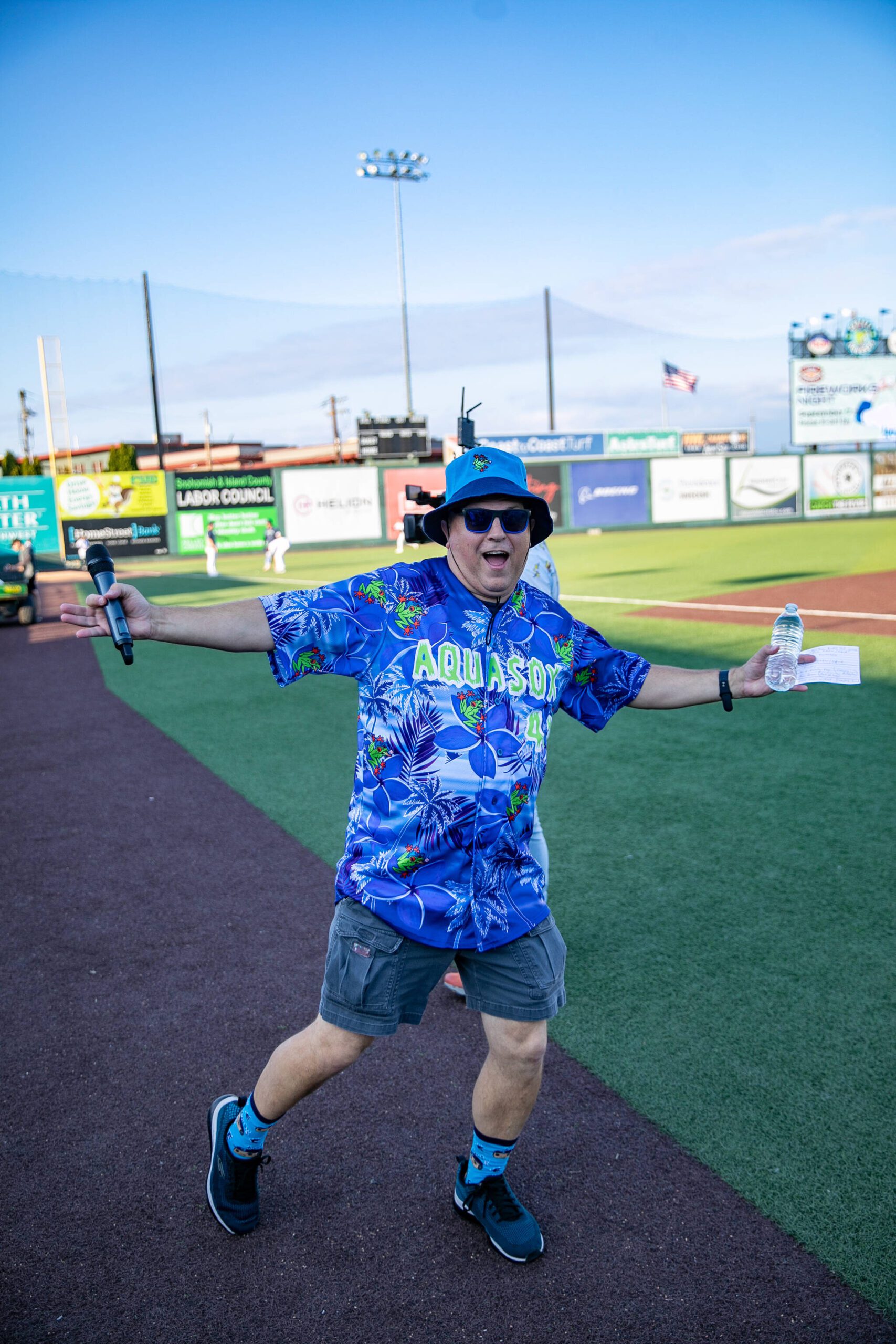 Everett AquaSox team emcee Steve Willits (Provided photo)