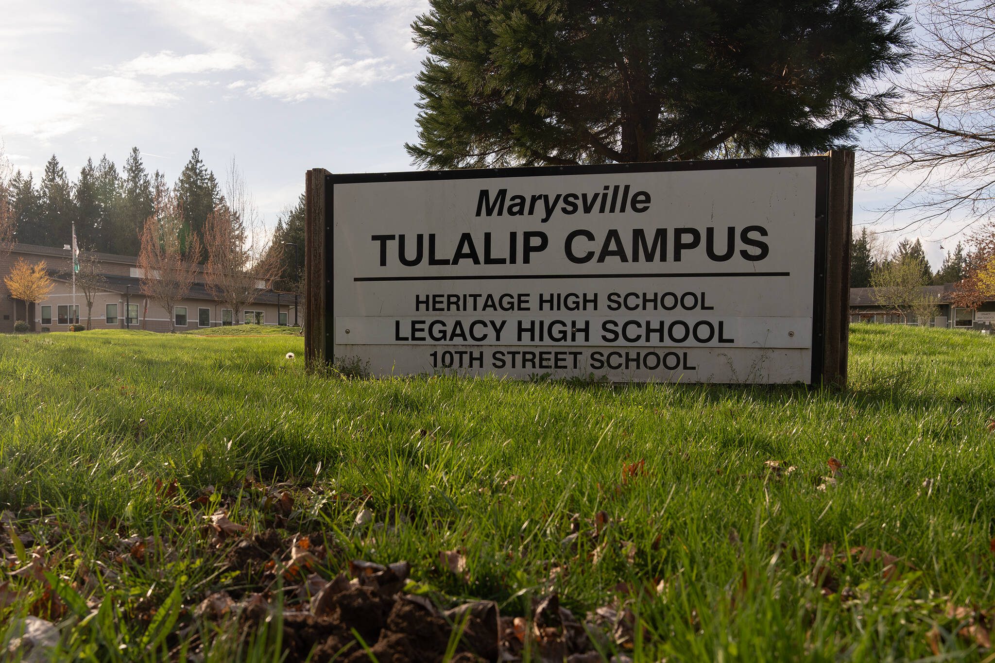 The Marysville Tulalip Campus on the Tulalip Reservation, where Legacy High School is located. (Will Geschke / The Herald)
