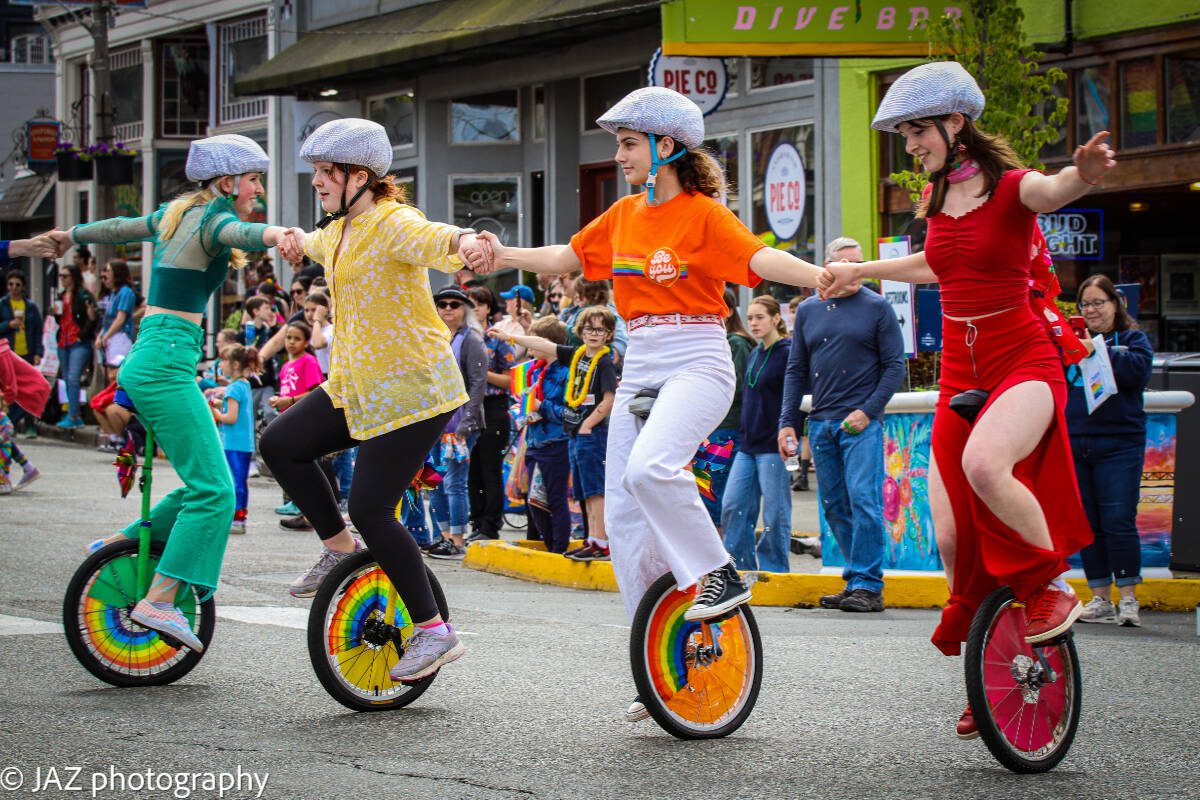 “Celebrating Pride is about making sure people who may not always feel seen know that they belong here,” says Amanda Munro, chair of the Snohomish Pride Committee. Photo courtesy of Historic Dowtown Snohomish.