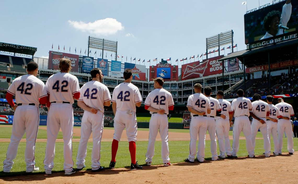 In the Trump era, when even Jackie Robinson is at risk, the sport is quiet about diversity efforts it used to tout. (Khampha Bouaphanh / Star-Telegram / Tribune News Services)