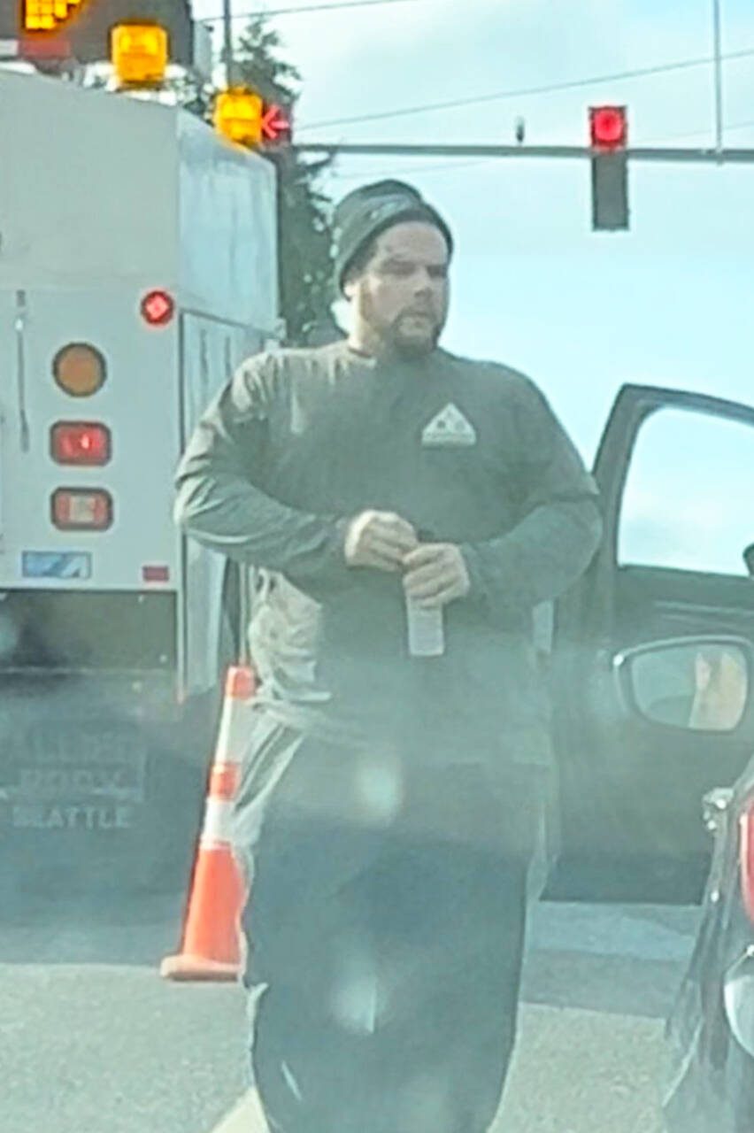 The Edmonds Police Department released a video of the assault and asked for the public’s help identifying the suspect. (Photo courtesy Edmonds Police Department)