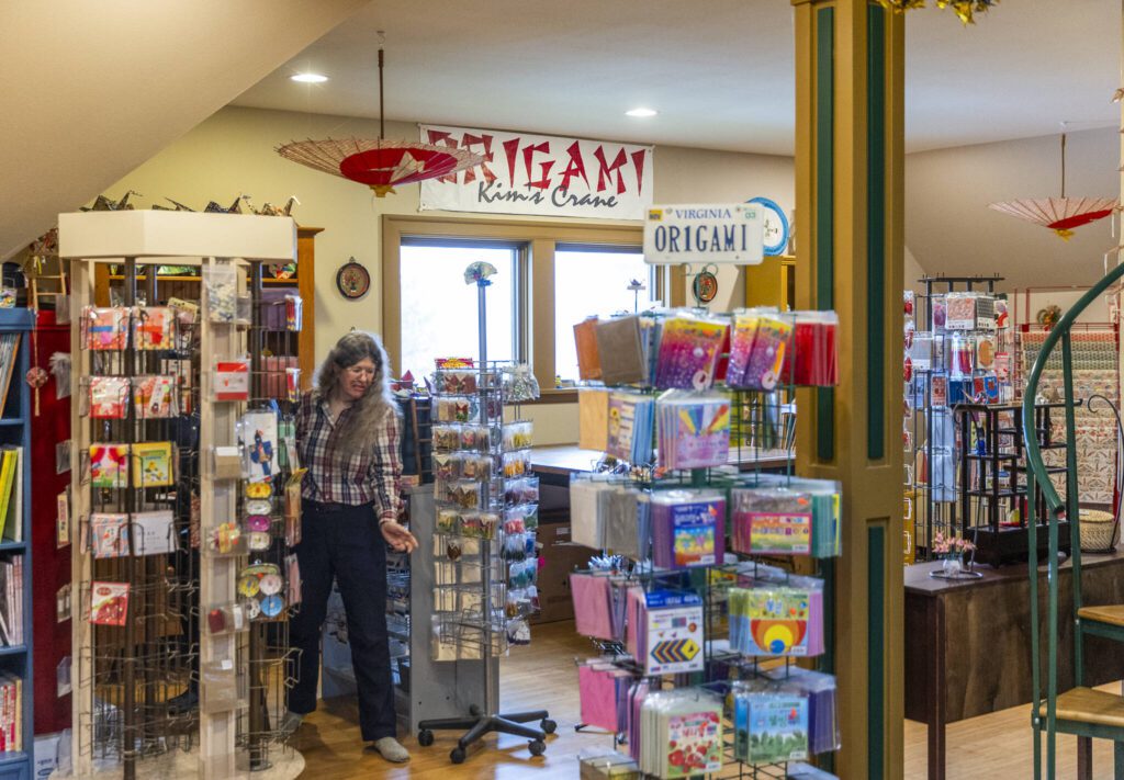 Inside the Kim’s Crane at-home showroom accessible by appointment only on Monday, Feb. 17, 2025, in Snohomish, Washington. (Olivia Vanni / The Herald)
