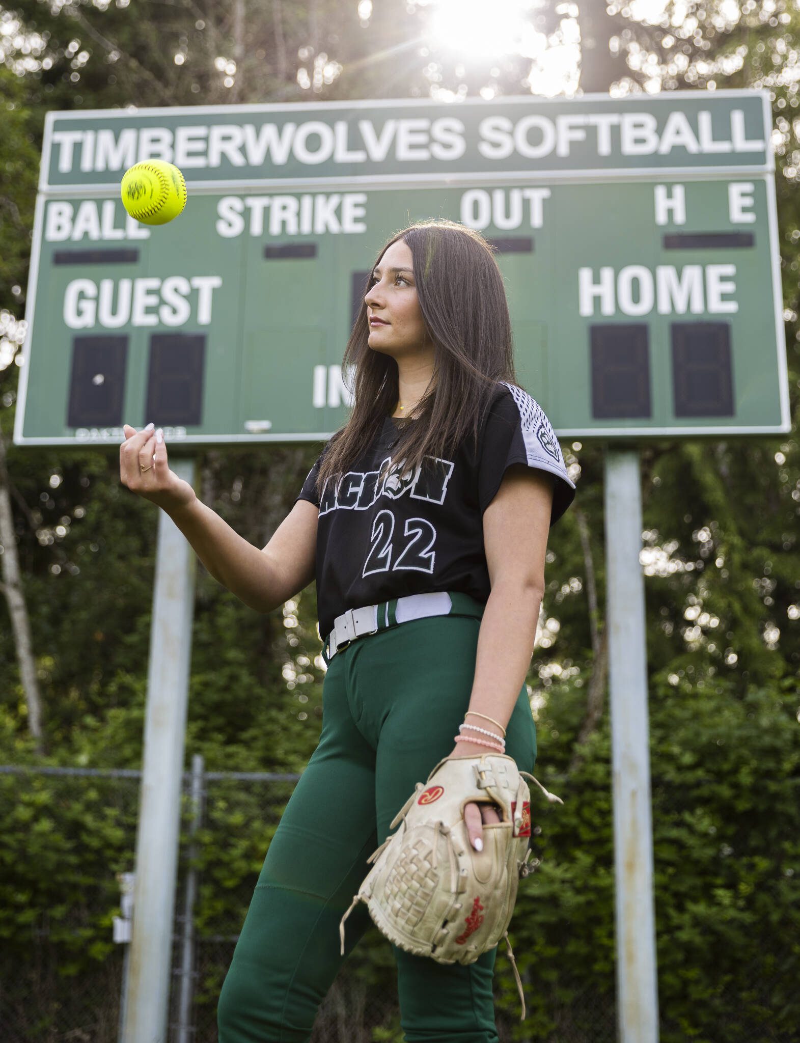 Jackson senior and UW commit Allie Thomsen is is The Herald’s 2025 All-Area Softball Hitter of the Year. (Olivia Vanni / The Herald)