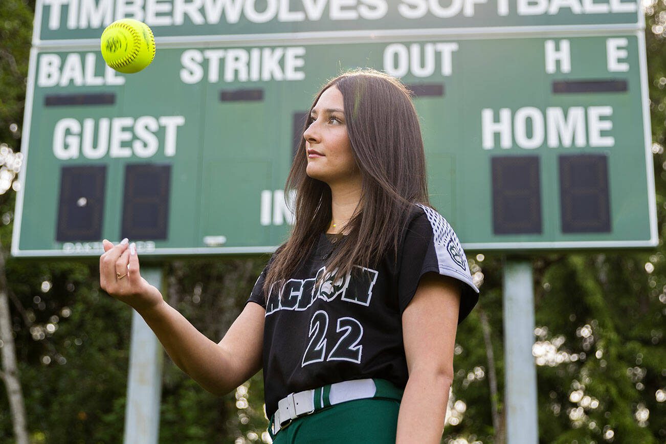 Jackson senior and UW commit Allie Thomsen is The Herald's 2025 All-Area Softball Hitter of the Year. (Olivia Vanni / The Herald)