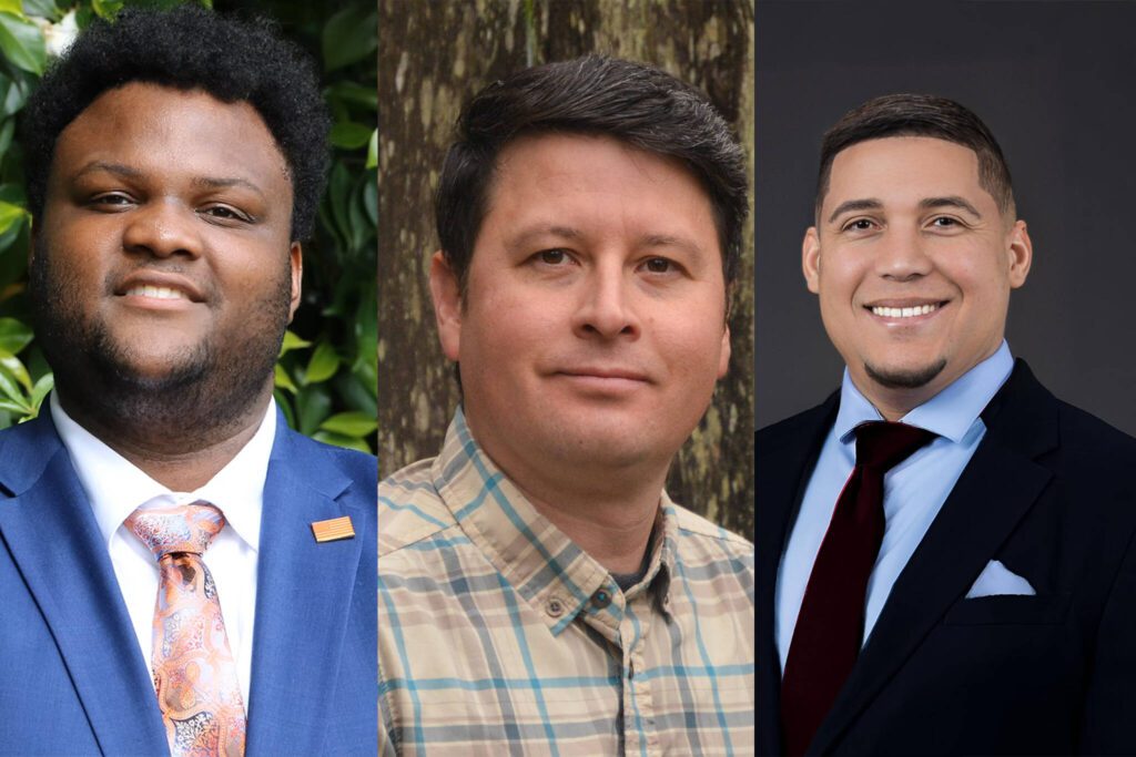 From left: Niko Battle, Luis Burbano and Alan Rubio
