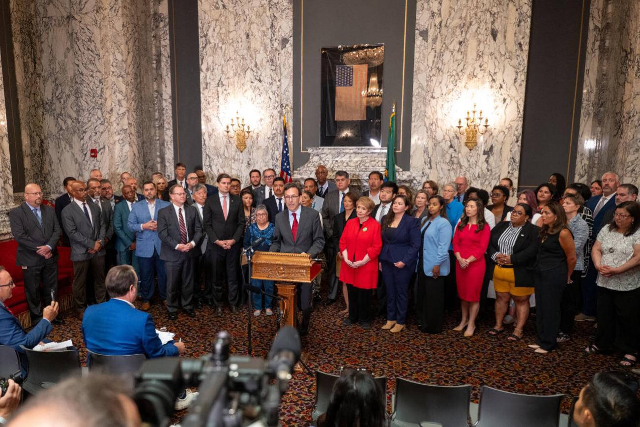 Gov. Bob Ferguson responds to U.S. Attorney General Pam Bondi's demands that the state end so-called sanctuary policies. (Office of Governor of Washington)