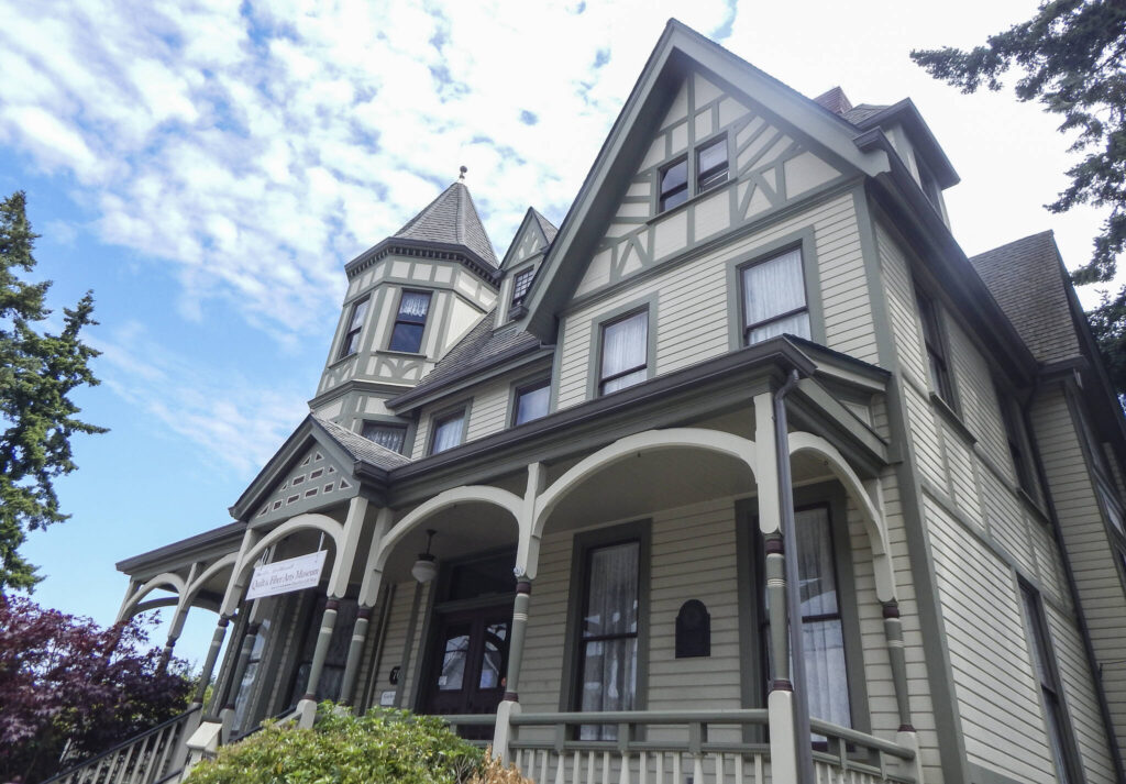 The Gaches Mansion is home to a quilt and fiber arts museum. (Jon Bauer / The Herald)
