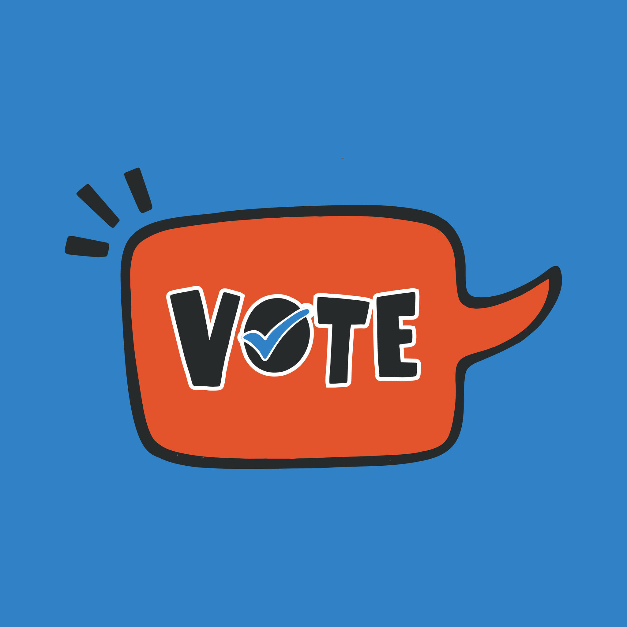 2024 Presidential Election Day Symbolic Elements.
