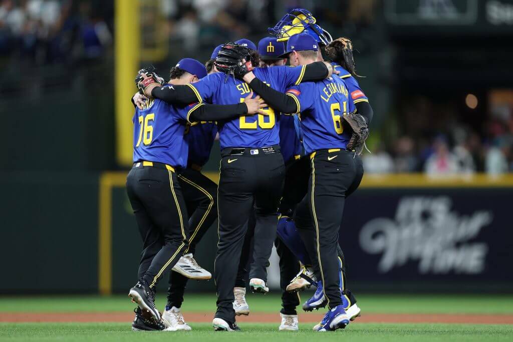 The Seattle Mariners open the postseason at home against the Detroit Tigers on Saturday. (Steph Chambers / Getty Images / The Athletic)