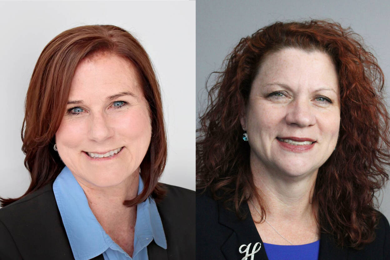 From left, Patsy Cudaback and Heather Fulcher