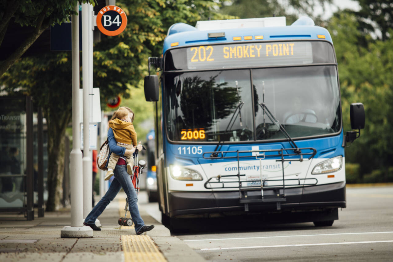 Community Transit saw a 17% jump in ridership from 2023 to 2024. Photo courtesy of Community Transit.