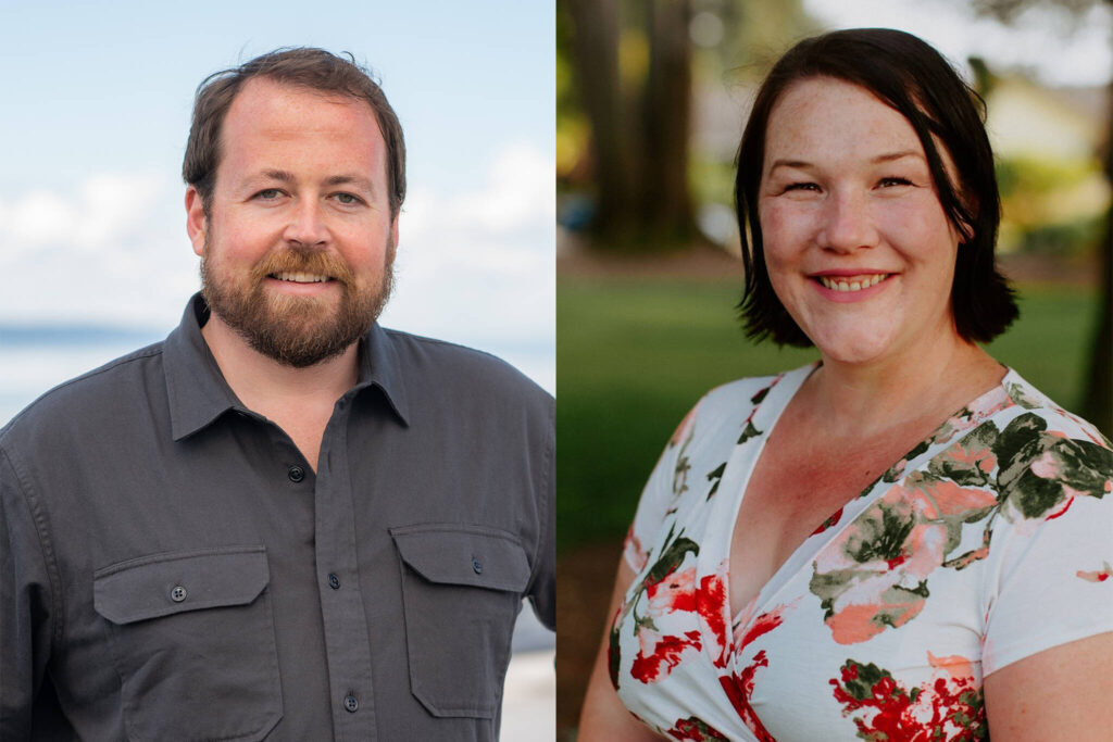 Ryan Crowther, left, and Paula Rhyne. (Provided photos)
