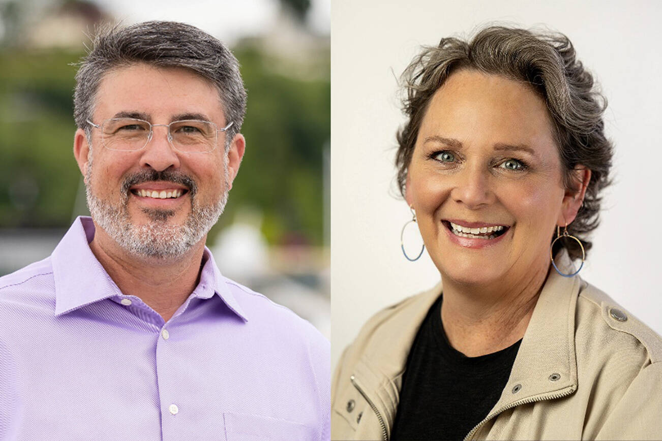 Sam Hem, left, and Erica Weir